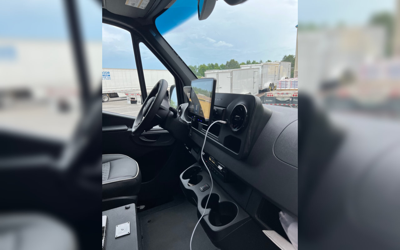 luxury car driver seat